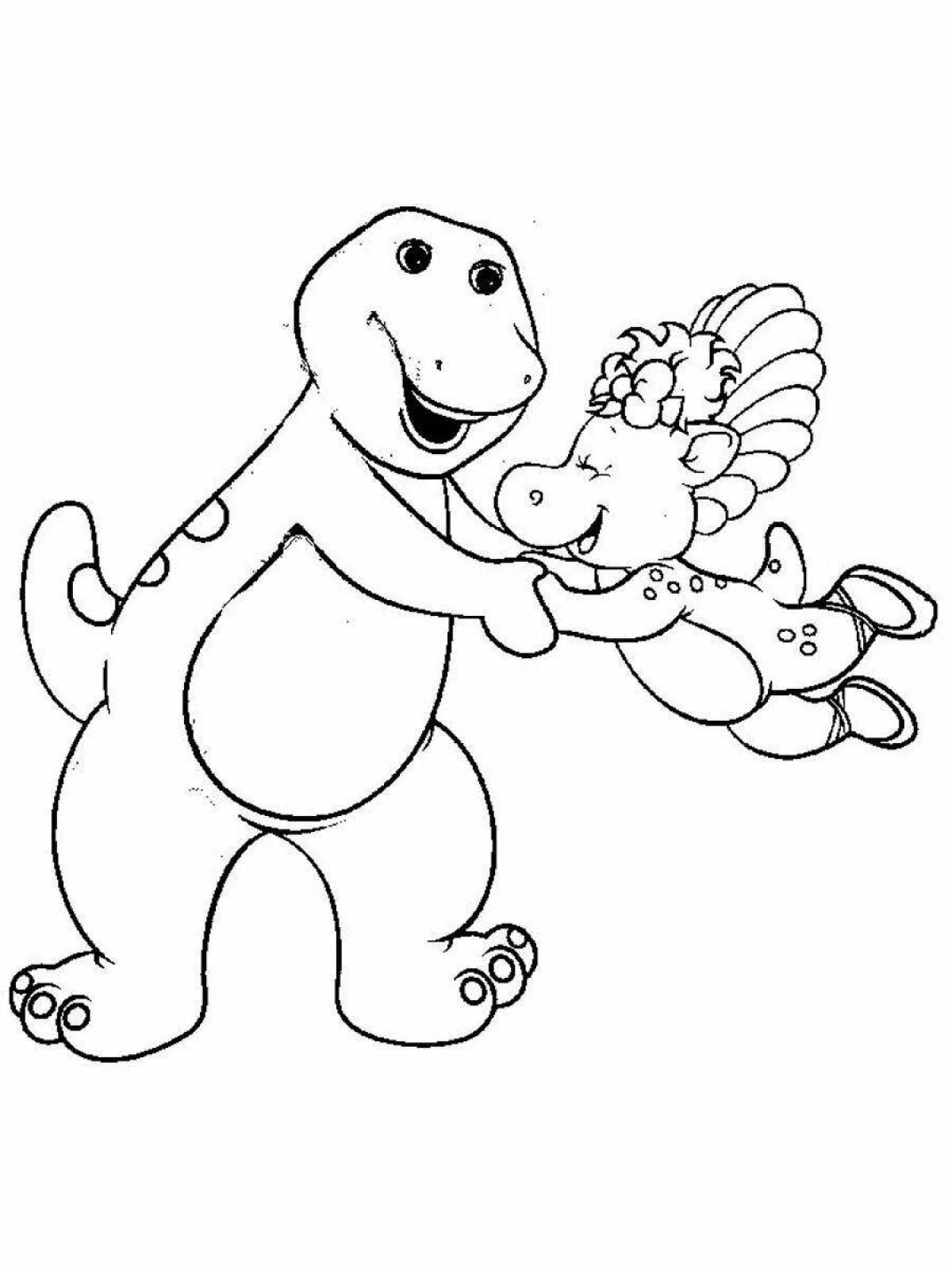 Barney Bear coloring book