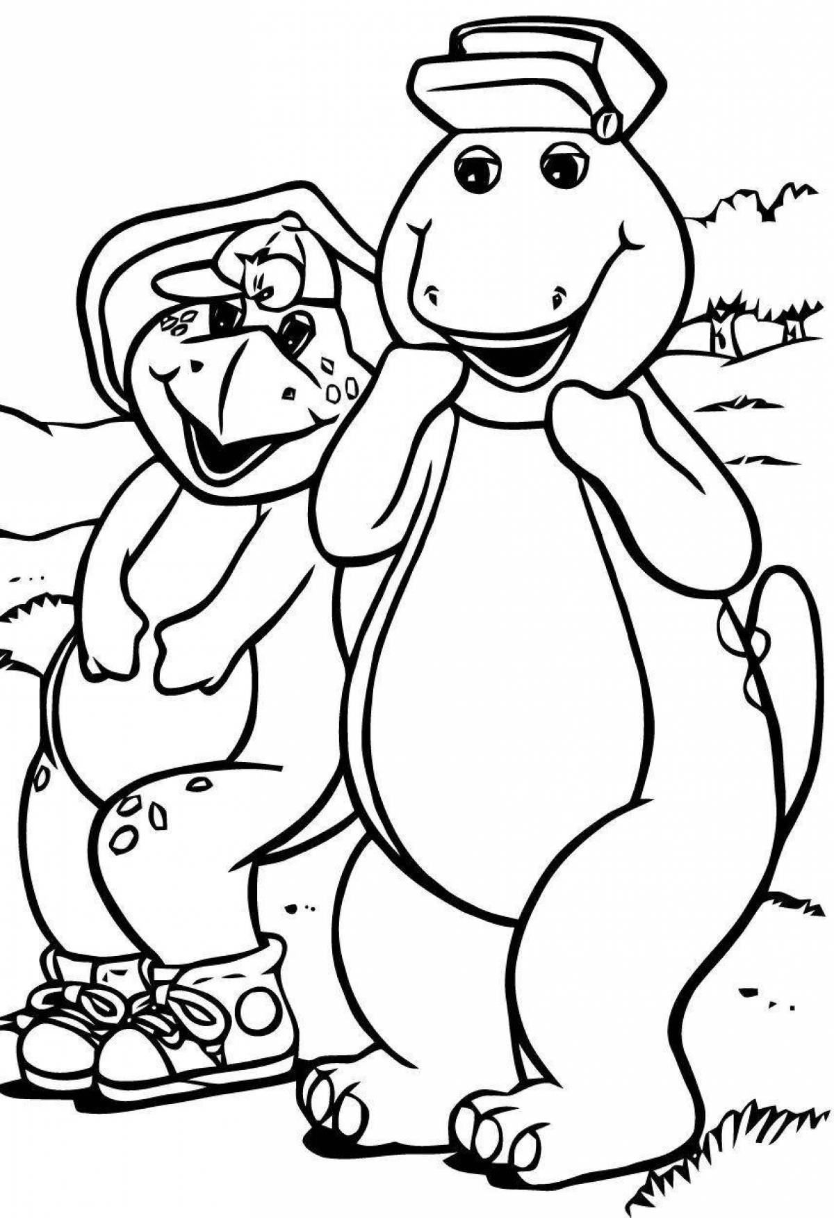 Barney Bear fun coloring book