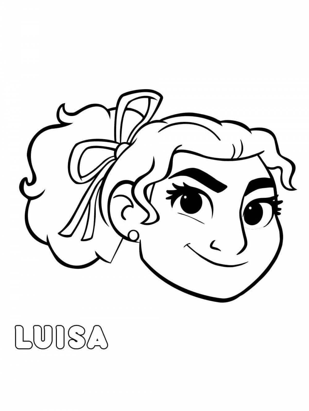 Photo Exquisite coloring isabella