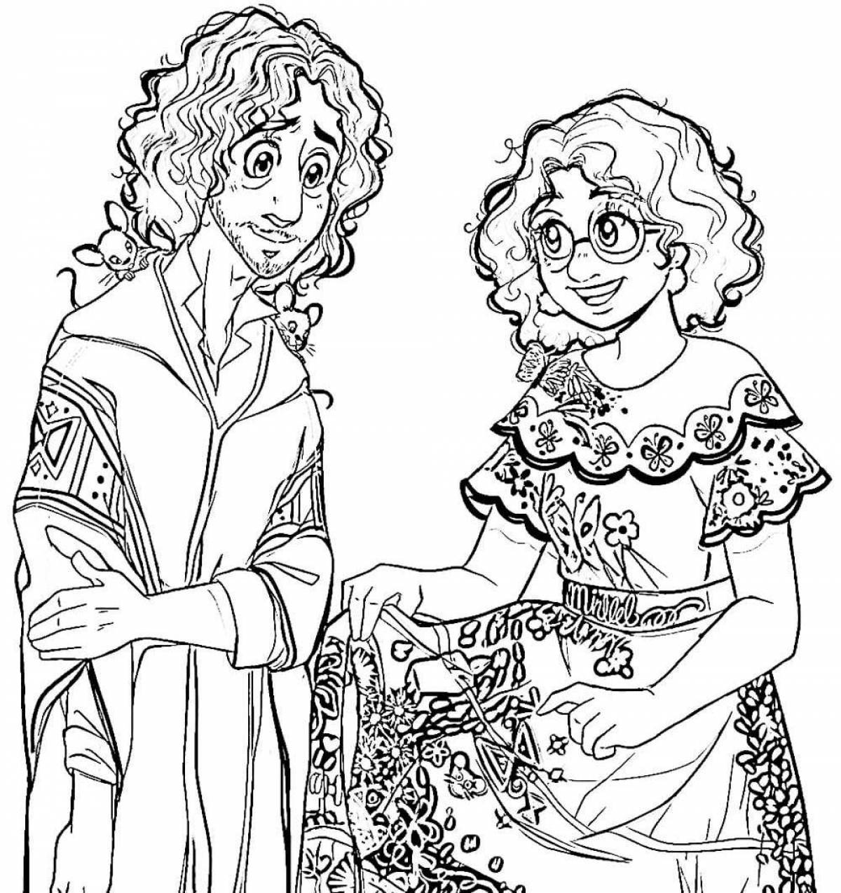 Photo Gorgeous isabella coloring book