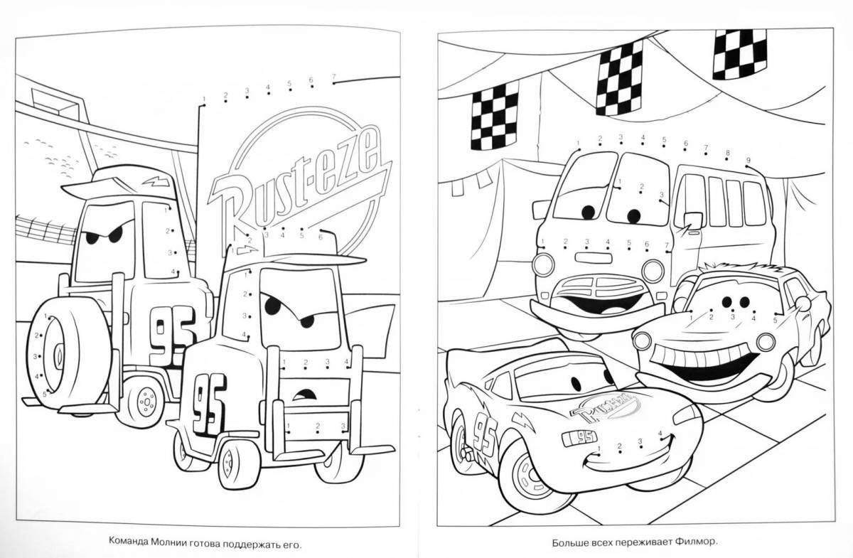 Adorable smart car coloring book