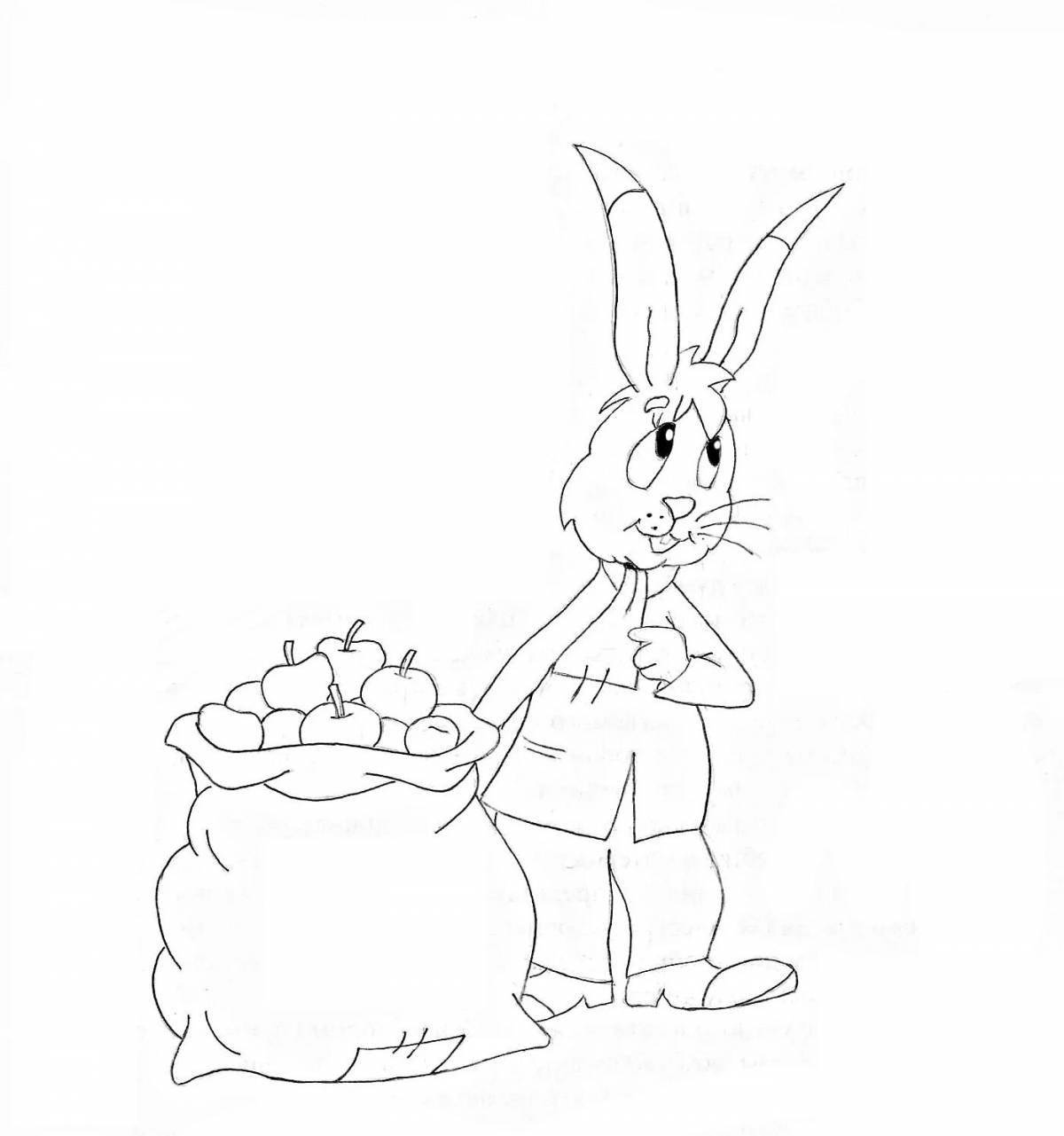 Attractive suteev apple coloring page