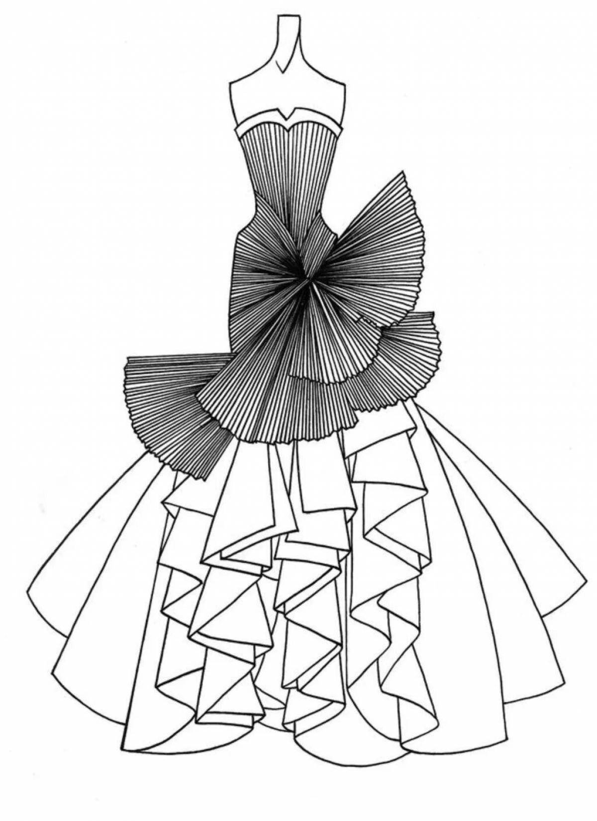 Креативный рисунок одежды