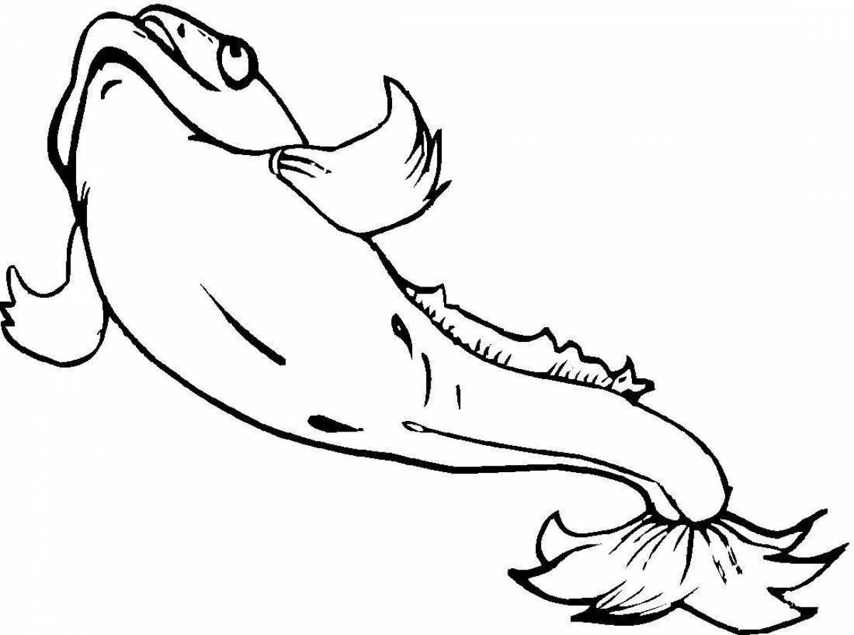 Детский рисунок рыбы сома для срисовки - 24 рисунка для детей в каталоге рисунков amjb.ru