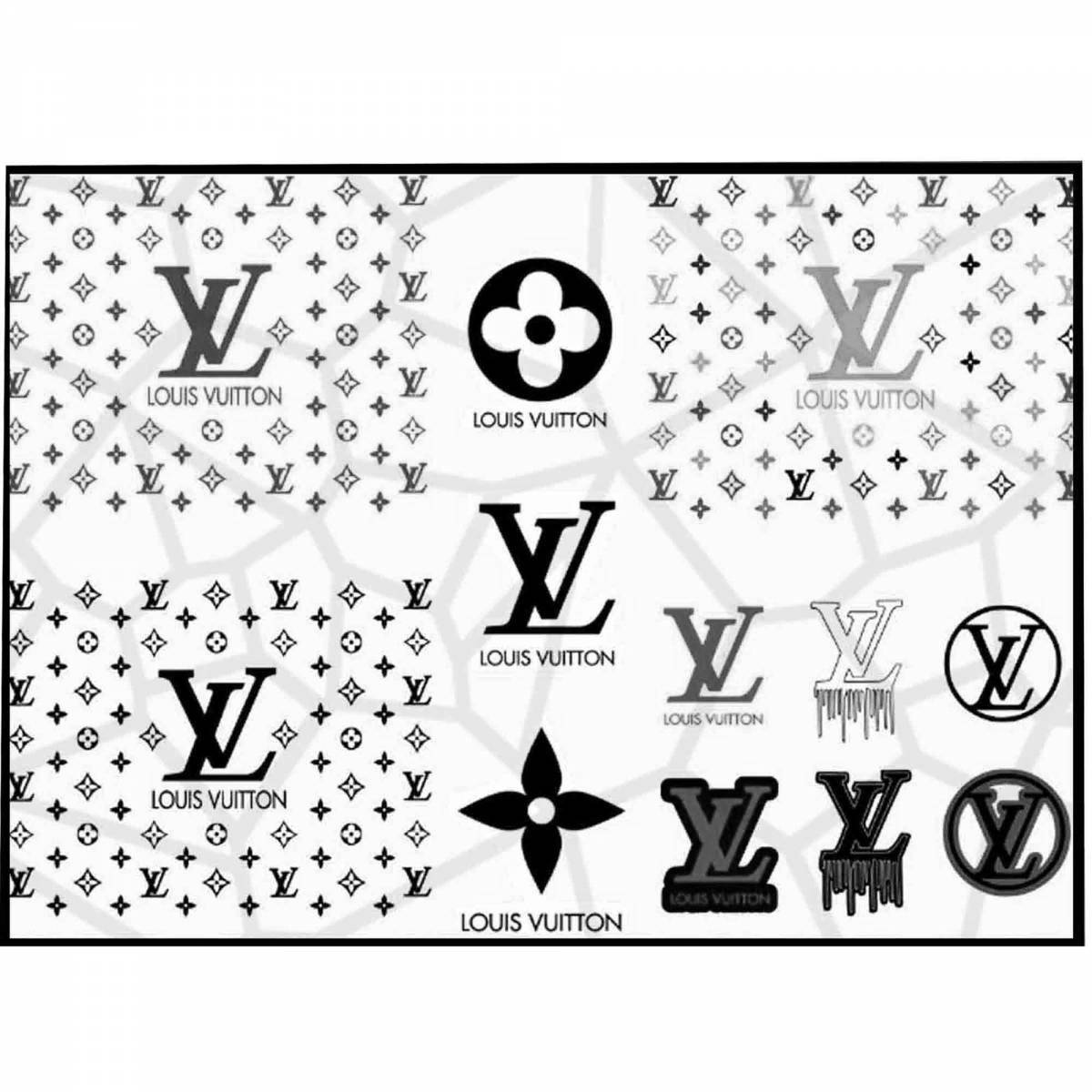 Louis vuitton luxury coloring book