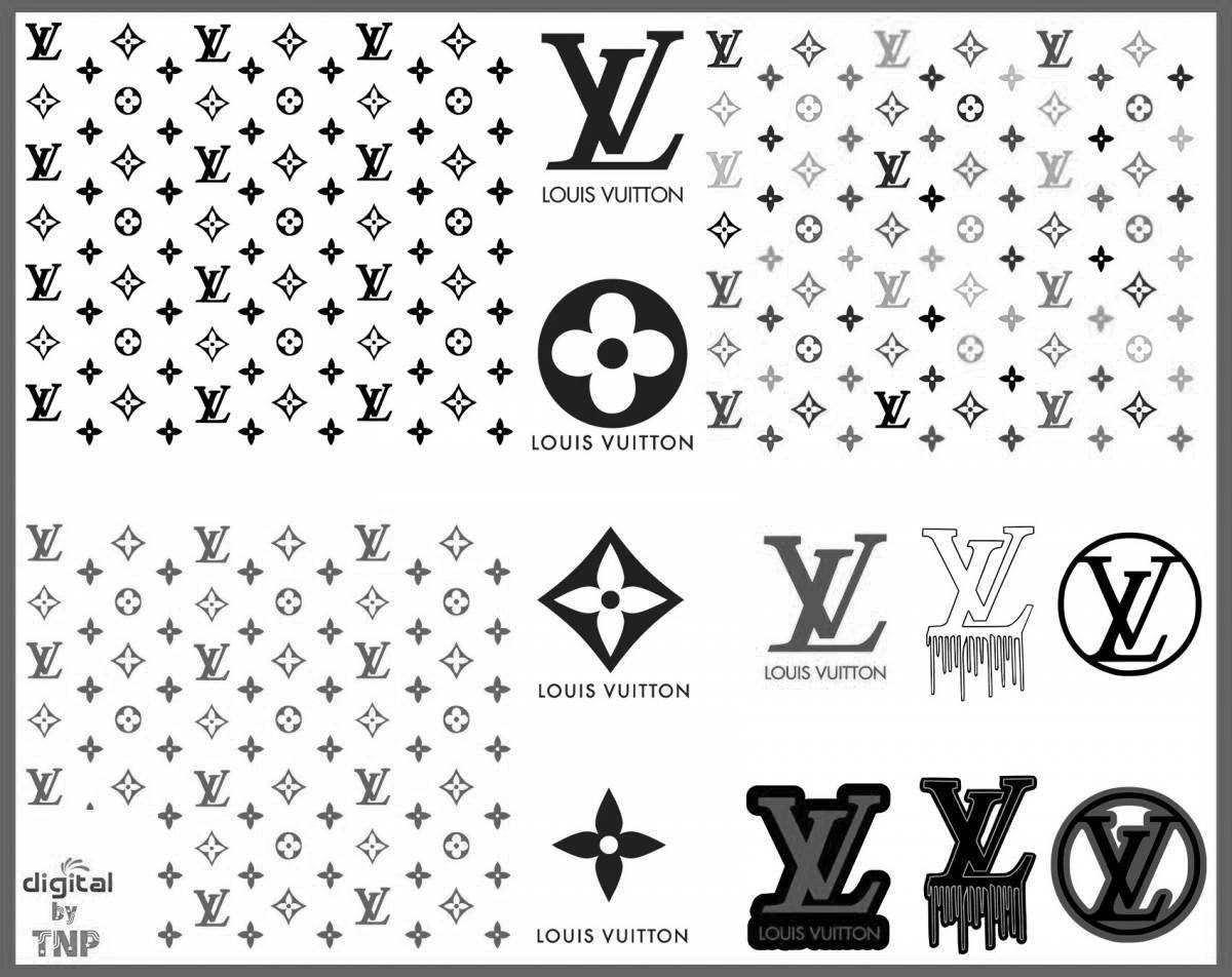 Louis vuitton creative coloring