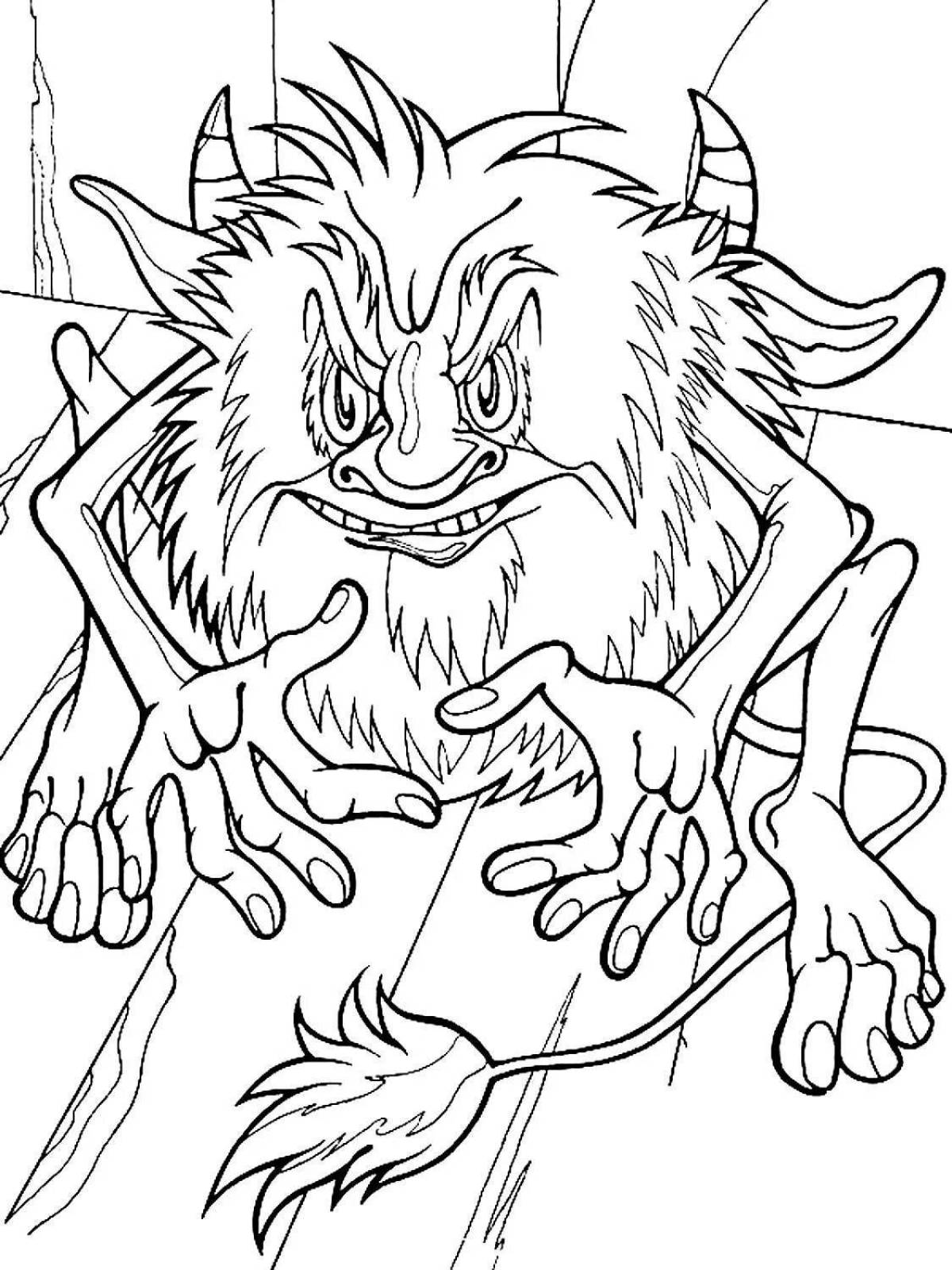 Coloring page of the film 