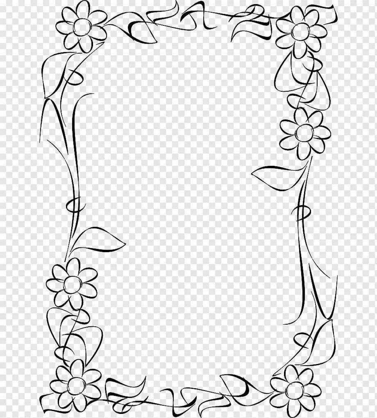 Attractive coloring pages with transparent pages