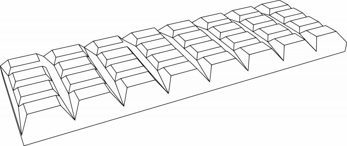 Глянцевая раскраска шоколадный батончик