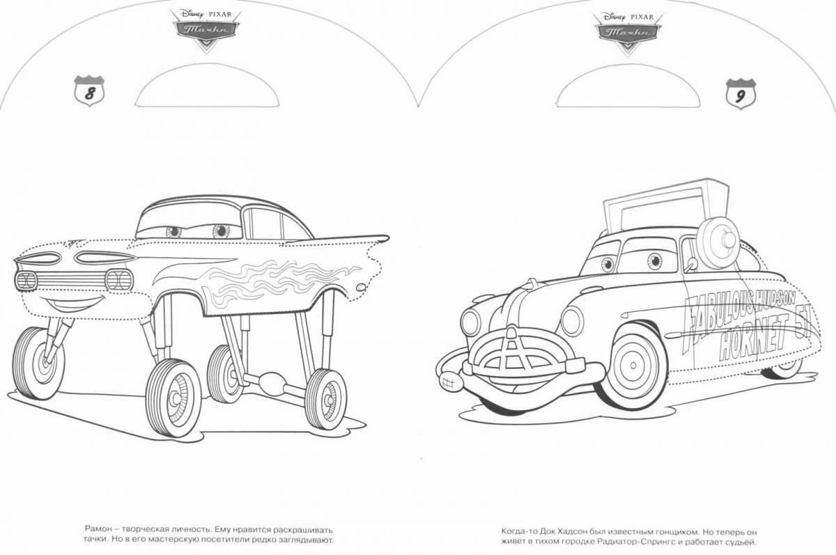 Charming coloring ramon cars