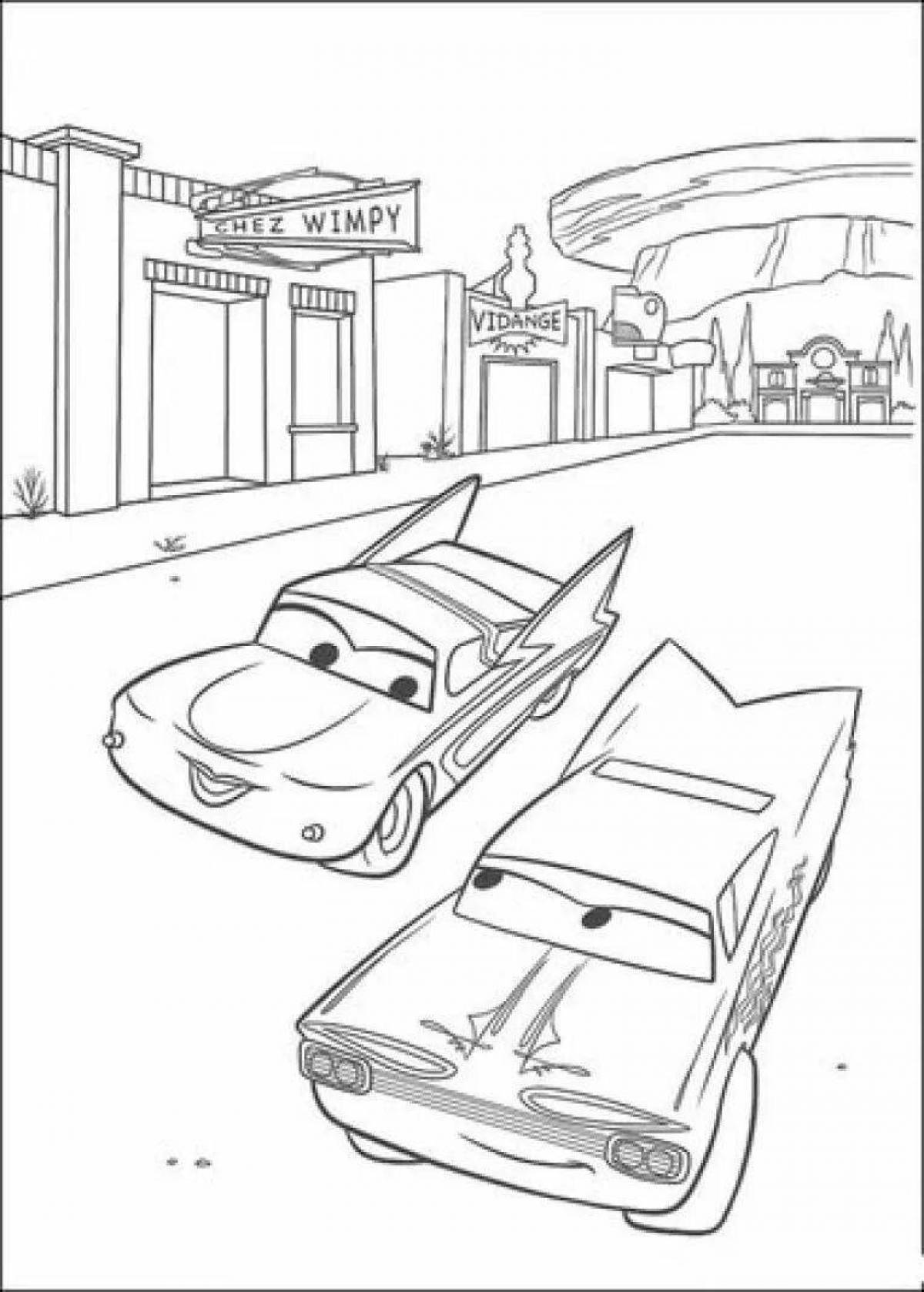 Ramon cars live coloring