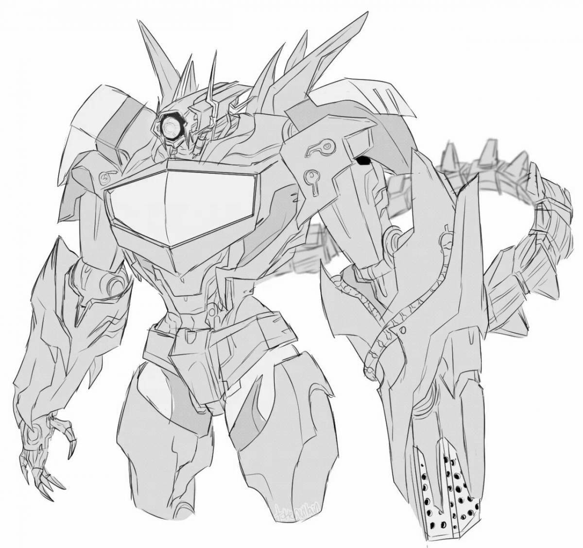 Раскраска Раскраска авантюрные shockwave transformers