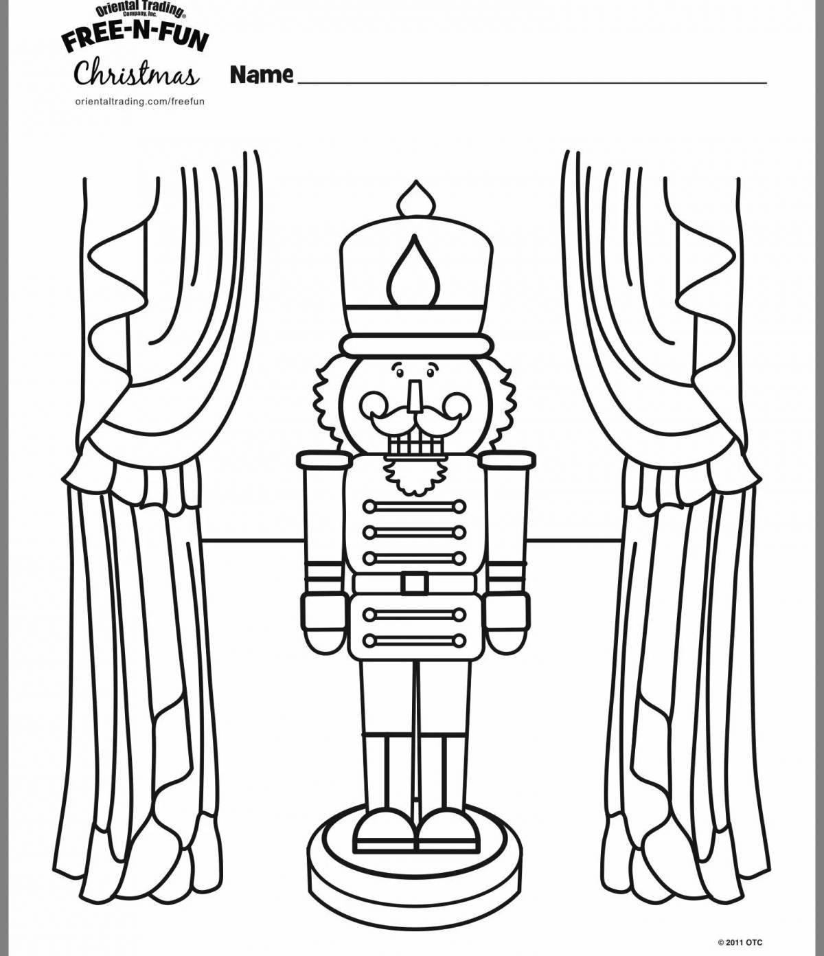 Adorable Nutcracker Coloring Poster