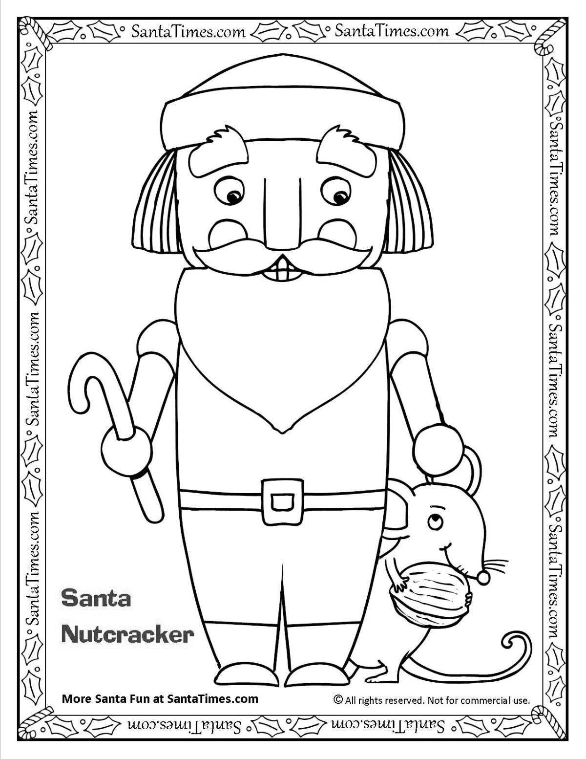 Adorable Nutcracker Coloring Poster