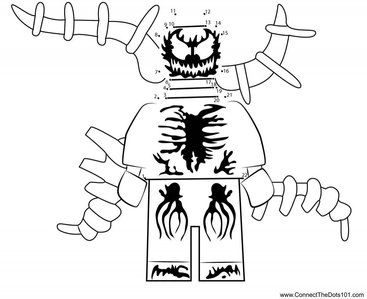 Outstanding lego spiderman coloring page
