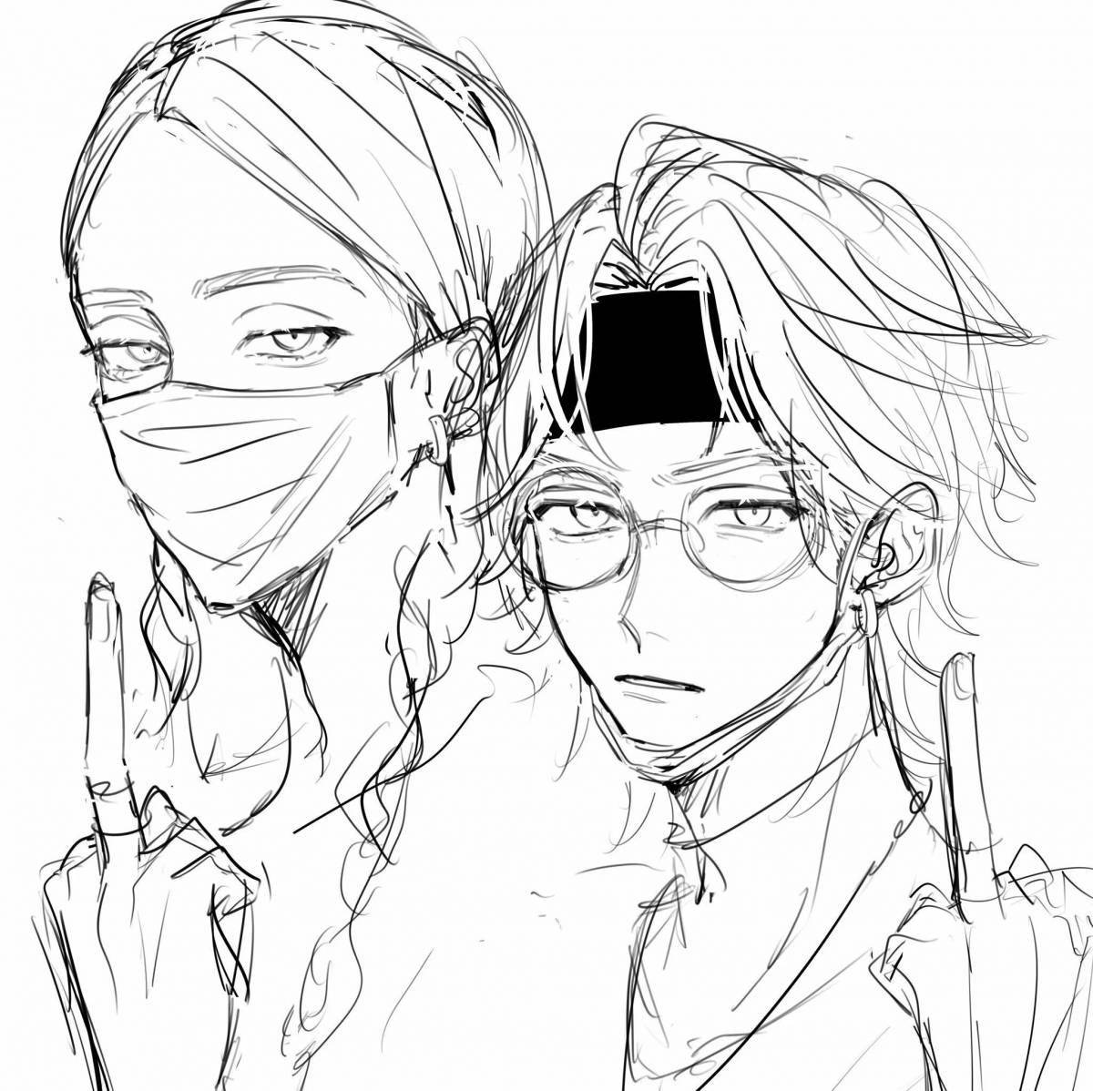 High coloring of haitani wounds