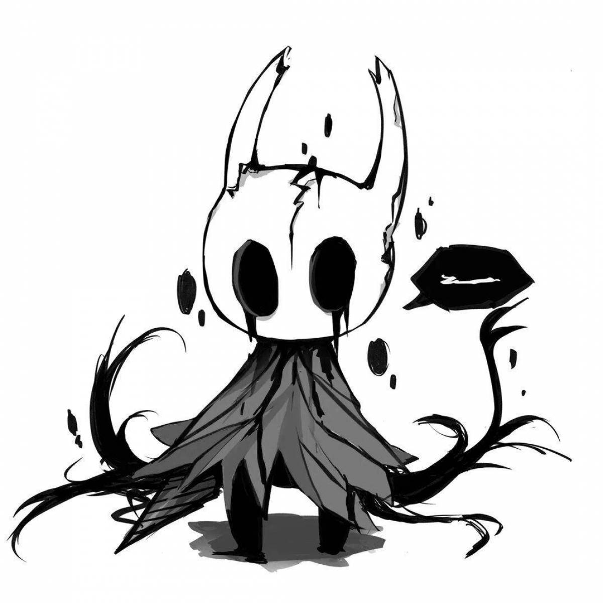 Exquisite coloring hollow knight