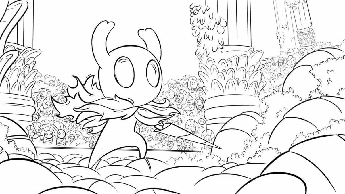 Excellent Hollow Knight coloring book