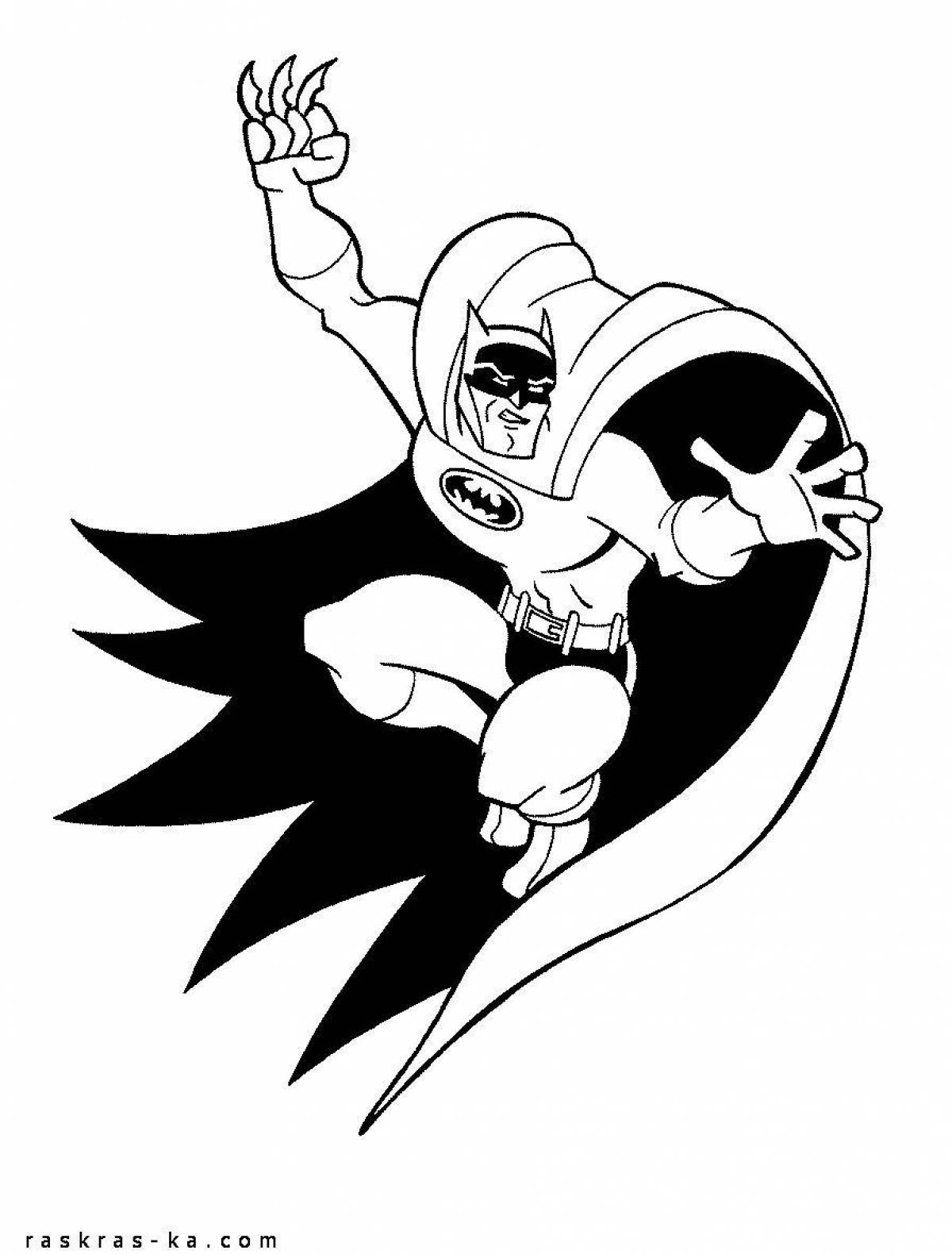 Fascinating batman coloring book for mobile devices