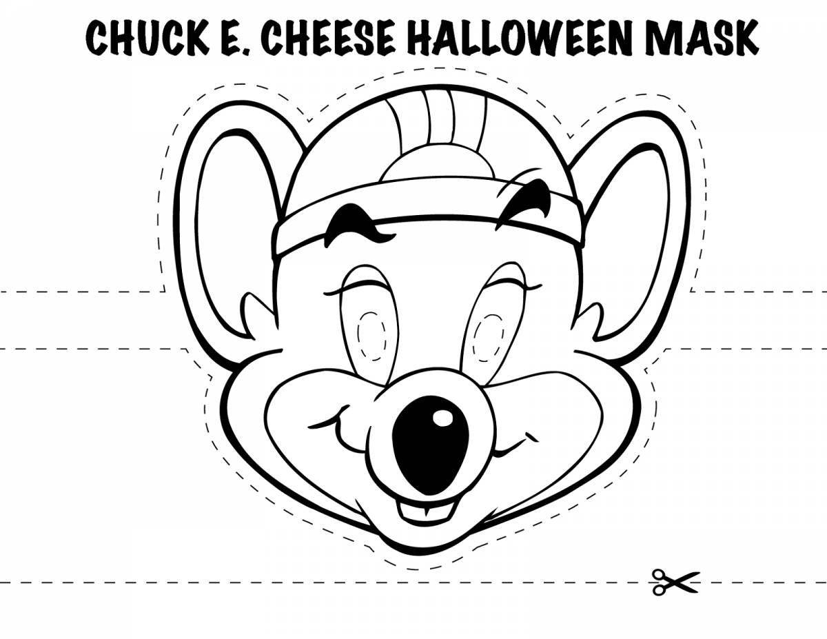 Chucky cheese coloring book in color package