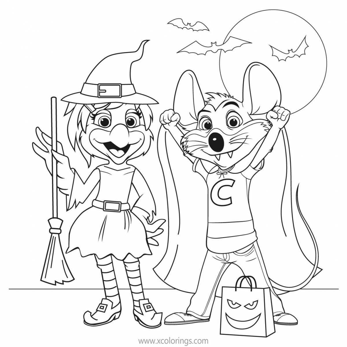 Chucky Cheese Coloring Page - Color Madness