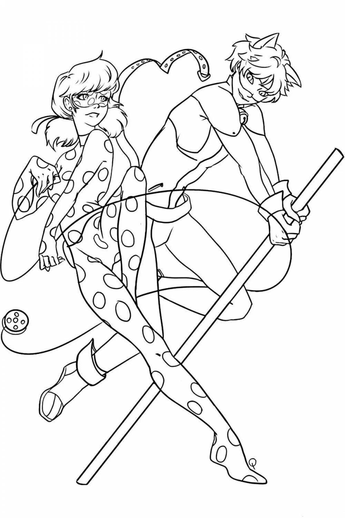 Le bug live coloring page