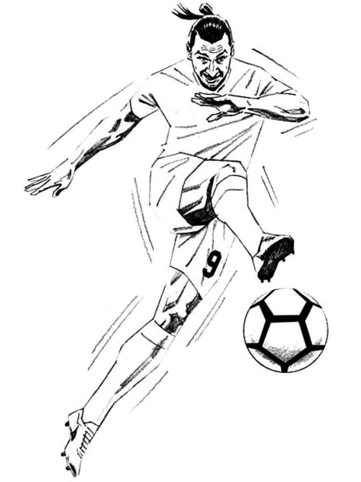 Coloring book grand zlatan ibrahimovic