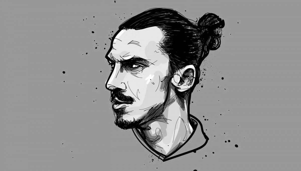 Coloring book magnanimous zlatan ibrahimovic