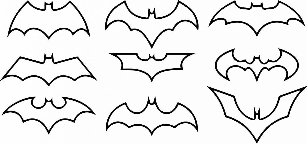 Amazing batman coloring page