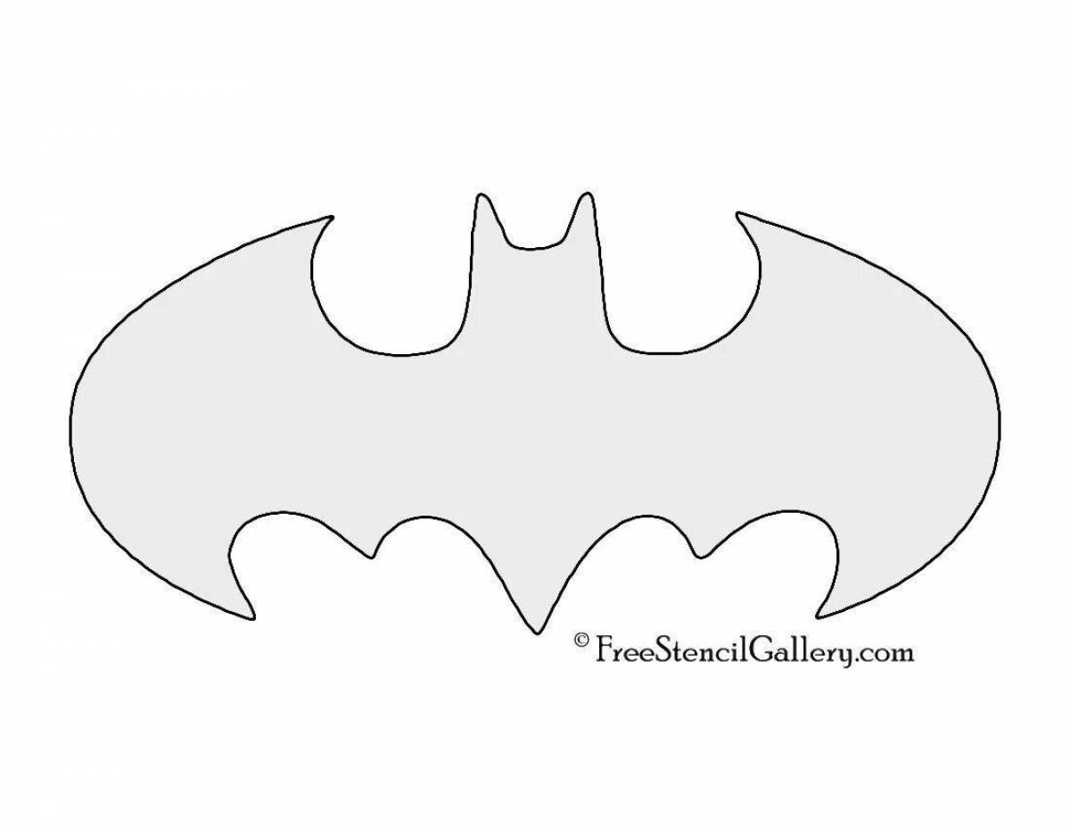 Marvelous batman icon coloring book