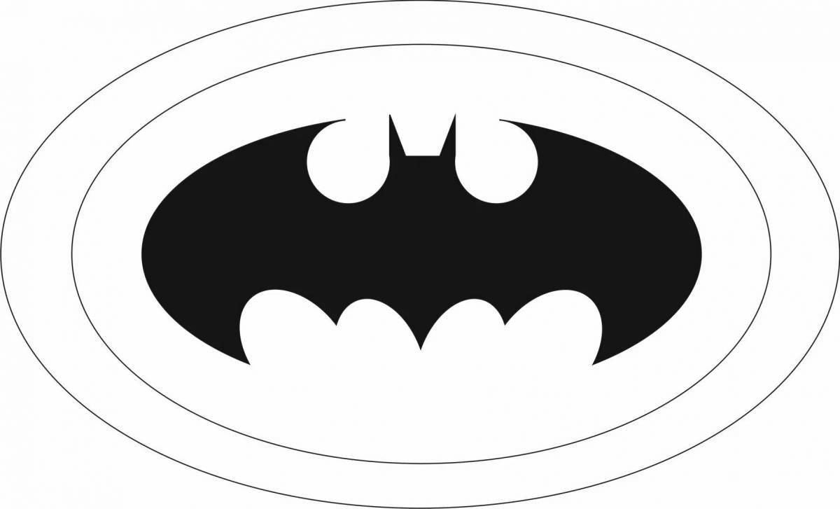 Beautiful batman coloring page