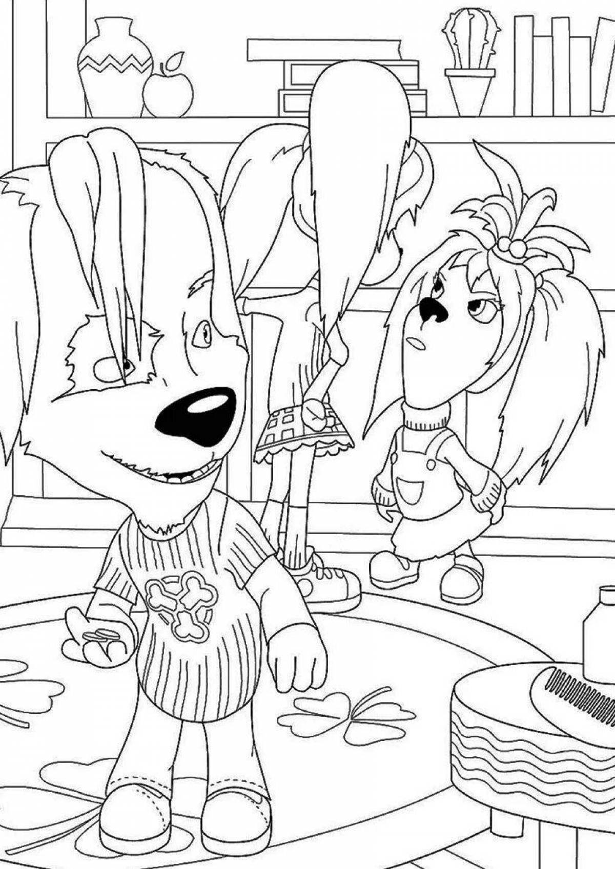 Funny barboskins all coloring pages