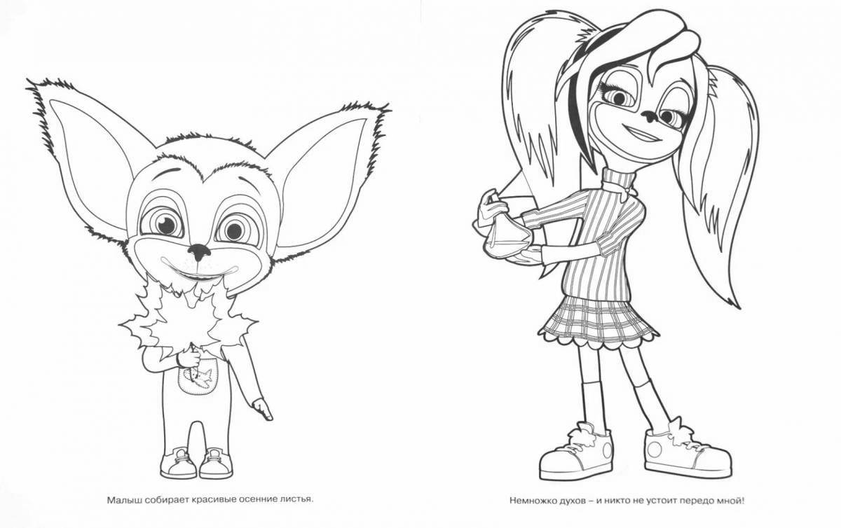 Gorgeous barboskins all coloring pages