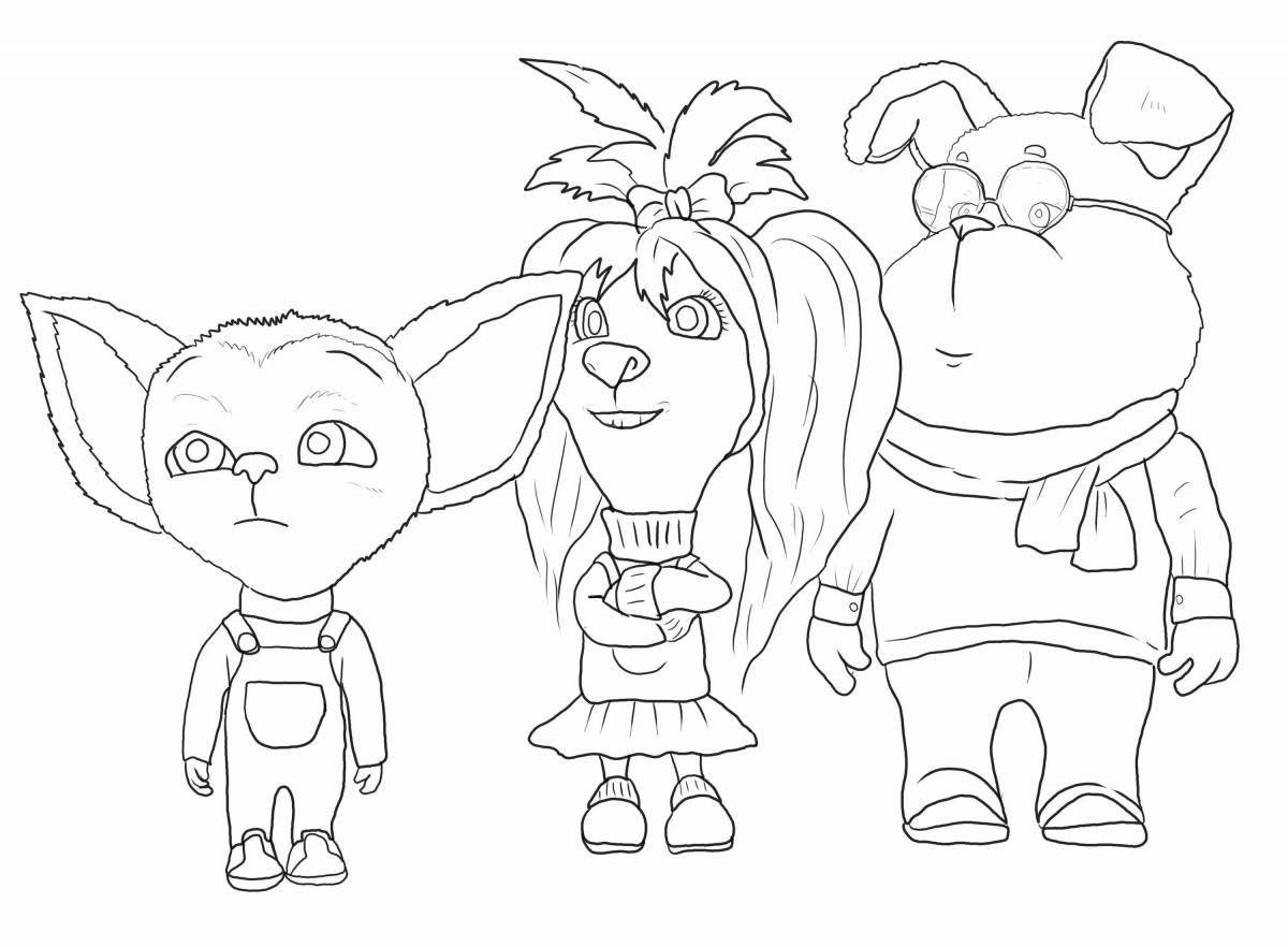 Color-blast barboskins all coloring page