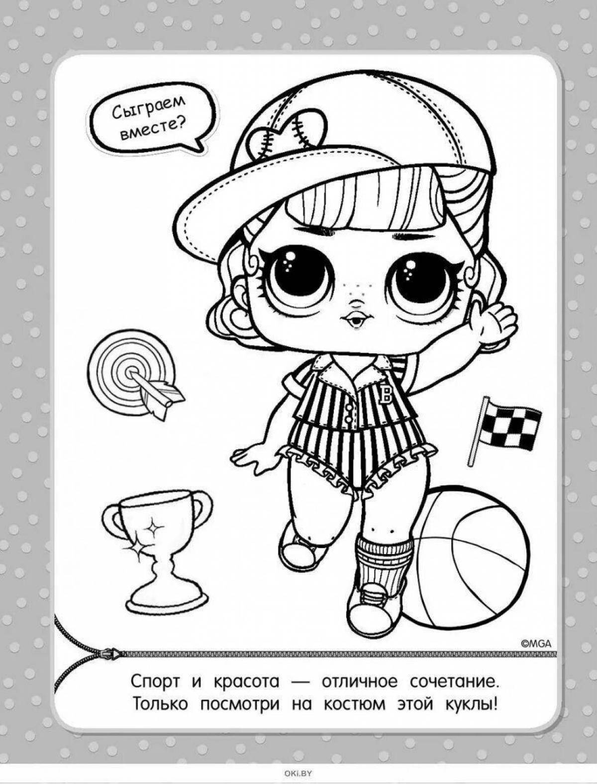 Cute accessories for coloring lol