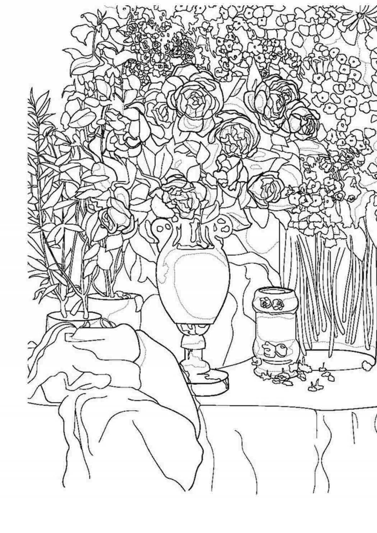 Unique artist coloring pages