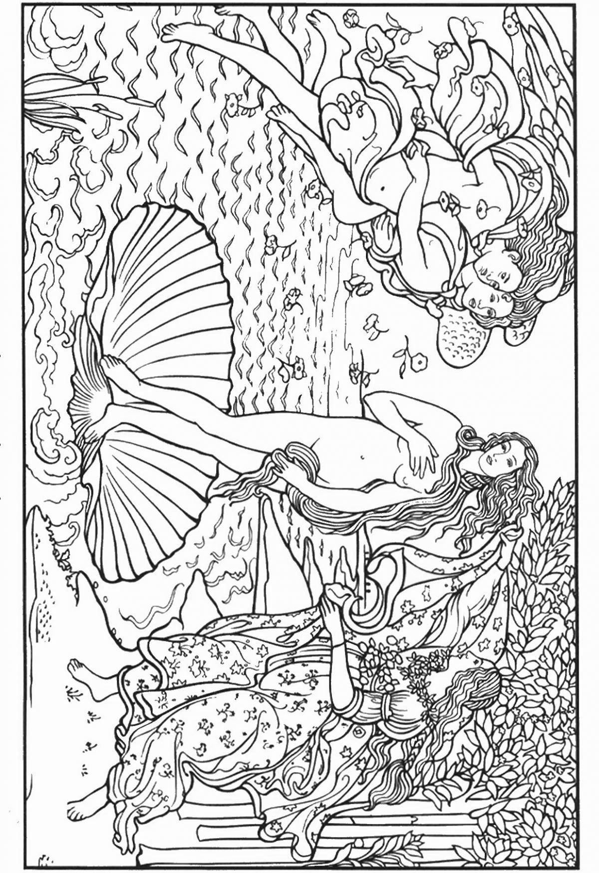 Artist coloring pages