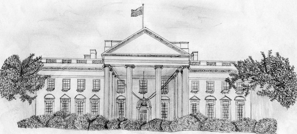 Coloring the generous white house