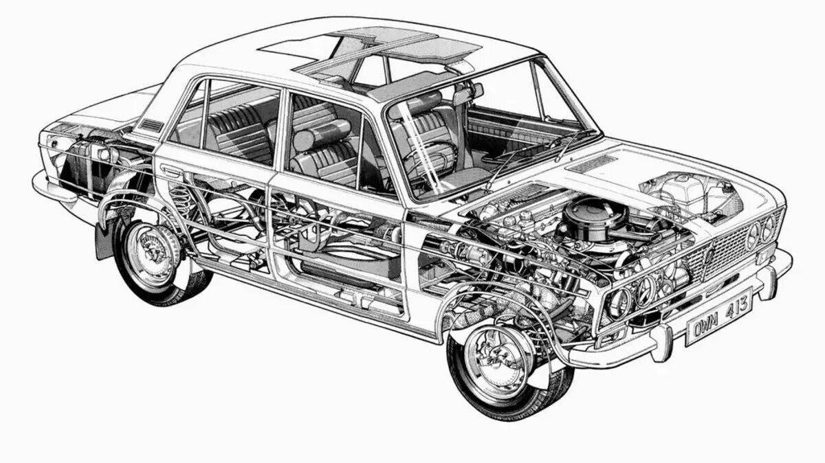 Ваз 2103 чертежи