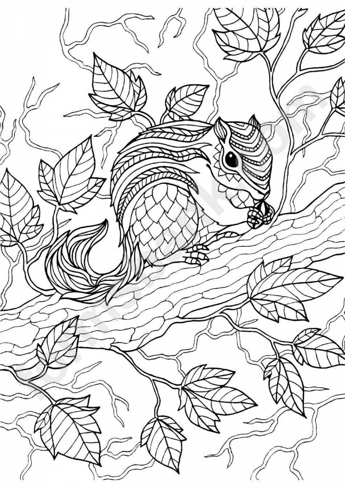 Great coloring pages with amazing animals