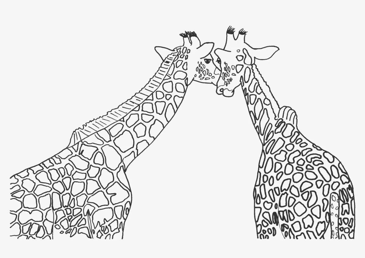 Amazing Animals Shiny Coloring Page