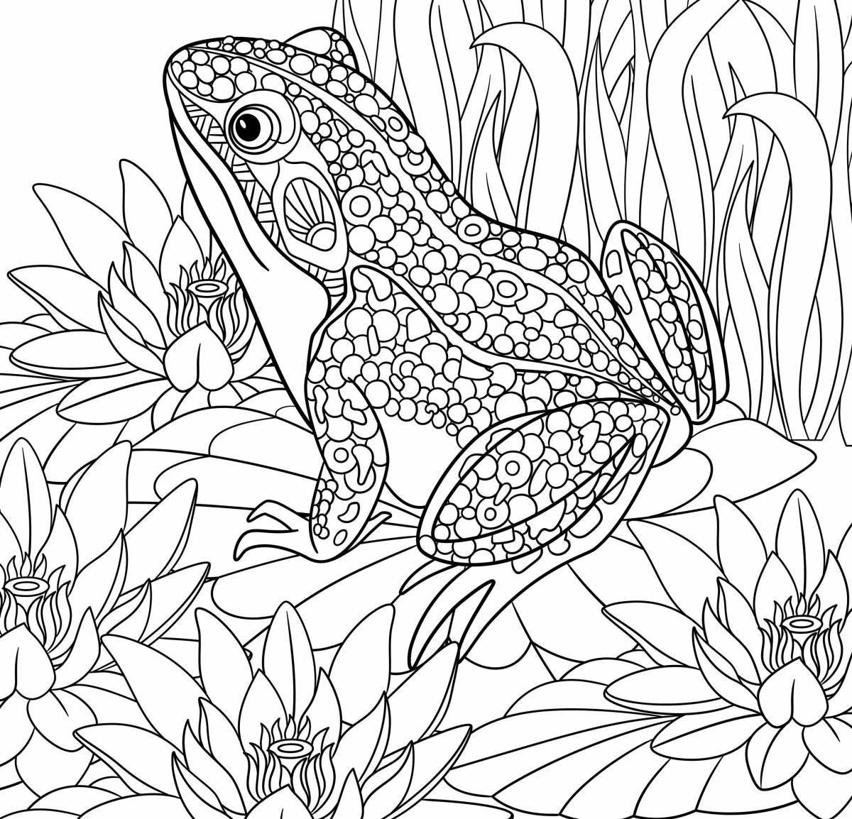 Coloring page generous amazing animals