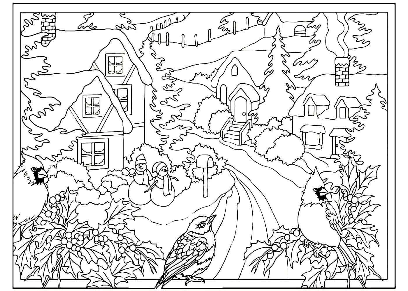 Live coloring winter hard