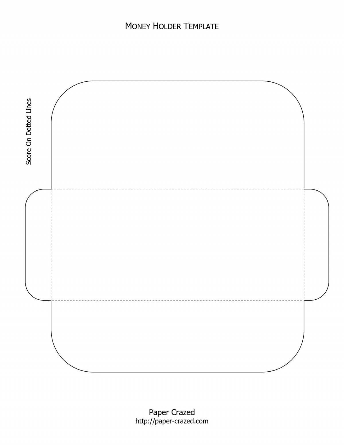 Adorable envelope template coloring page