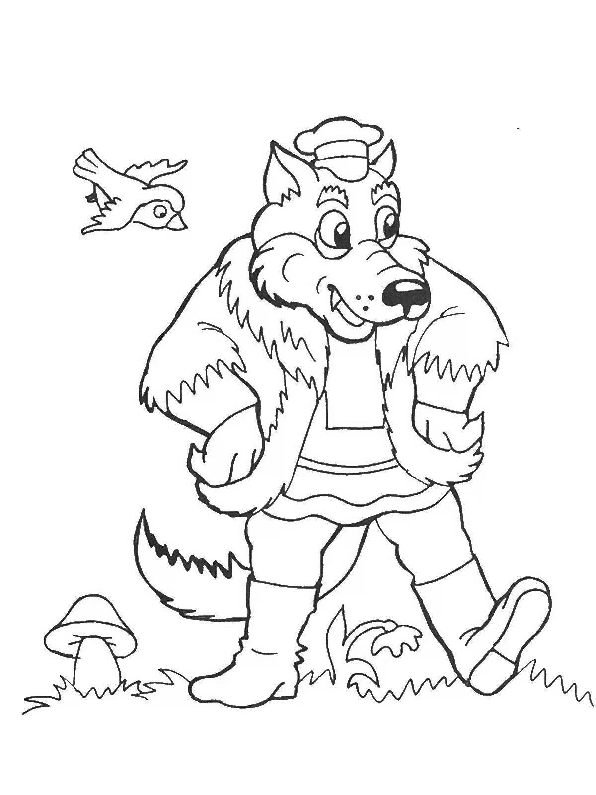 Photo Coloring book magic house