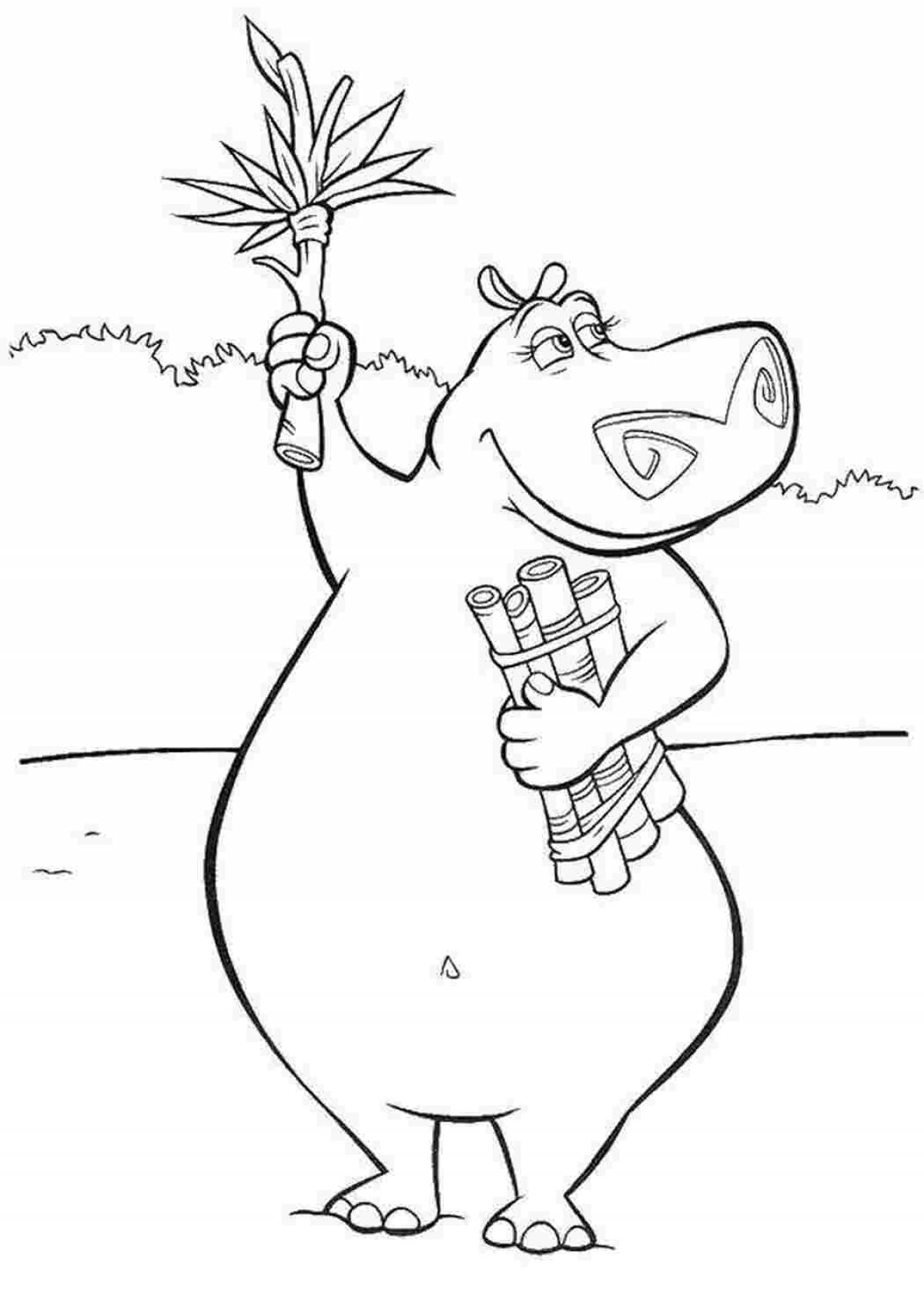 Coloring quirky heroes gloria