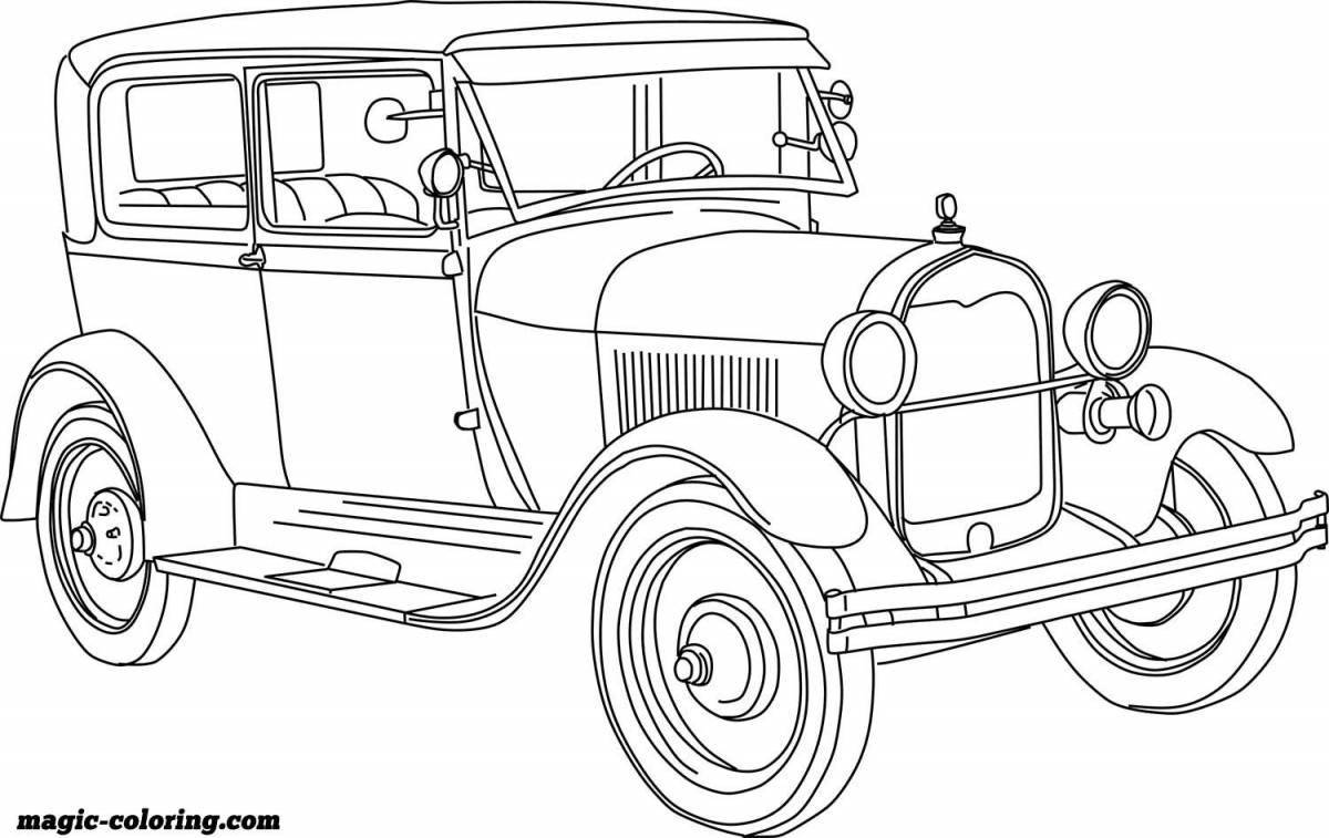 Intriguing ambulance coloring page