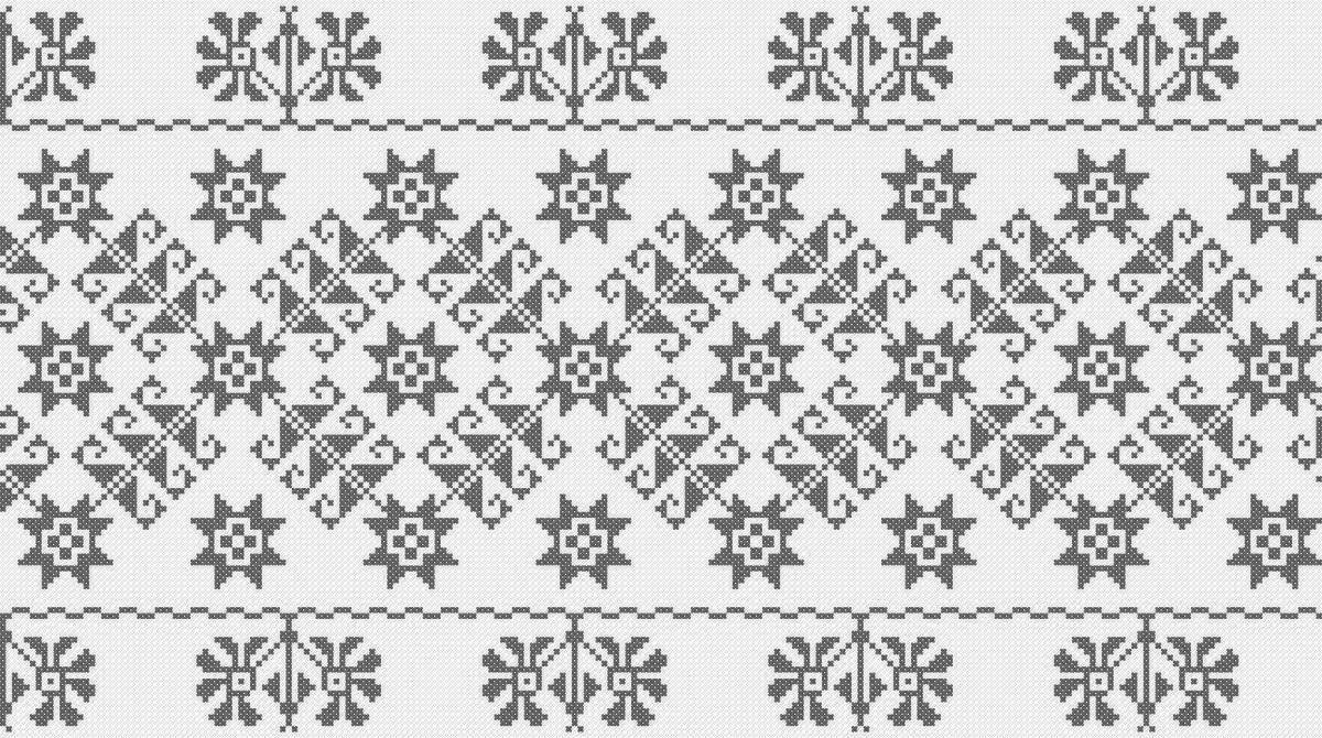 Coloring page elegant Belarusian towel