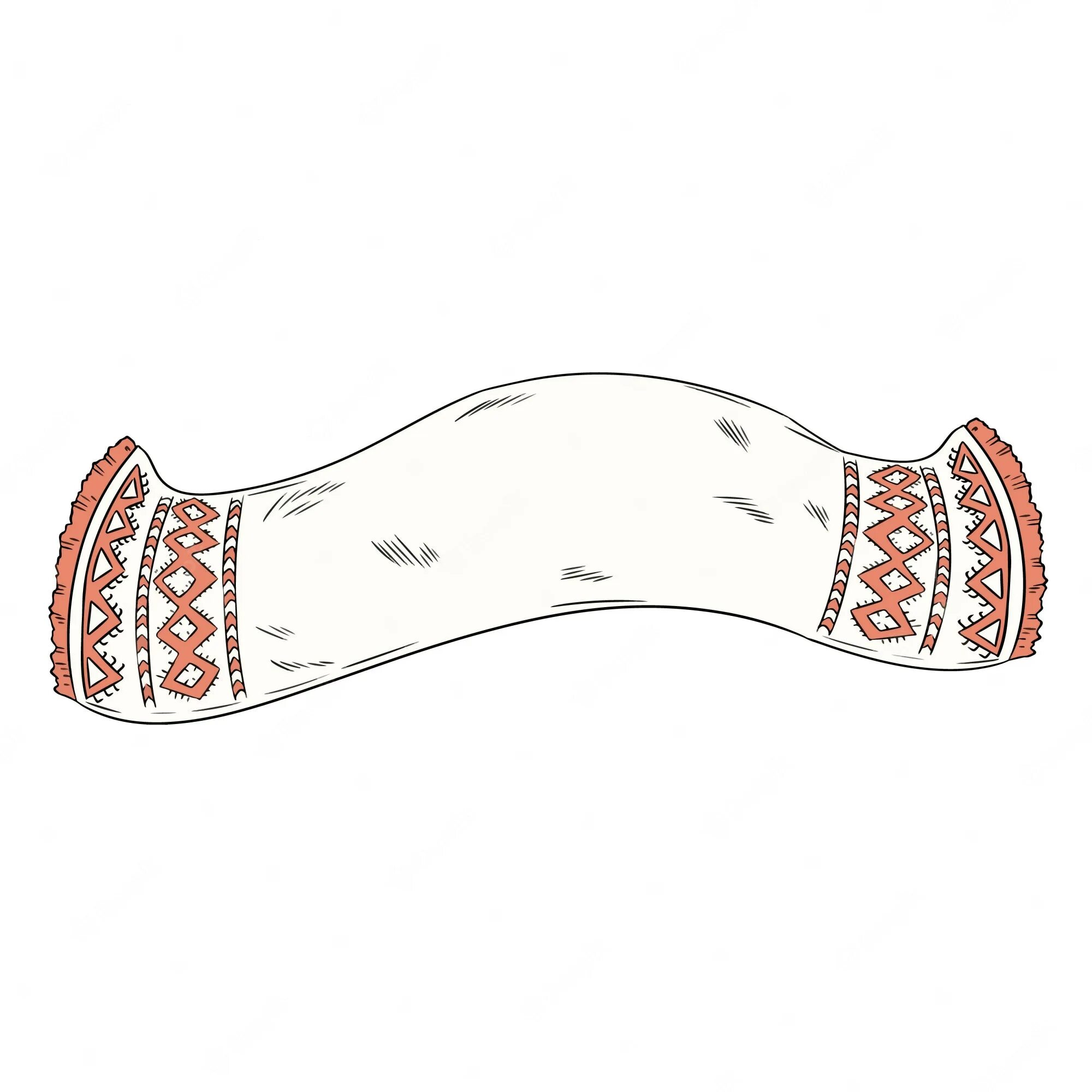 Coloring page cute belarusian towel