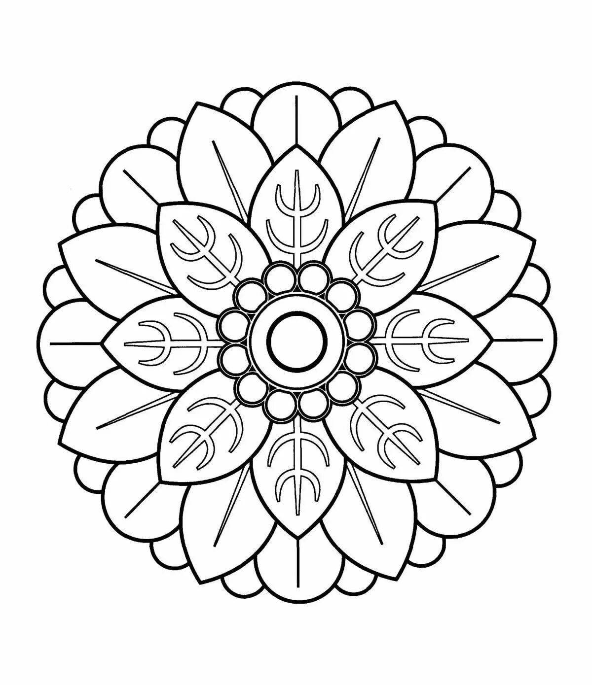 Great coloring beautiful mandalas